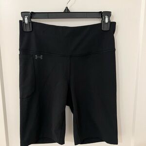 Under Armour Black Bike Shorts Performance Fit